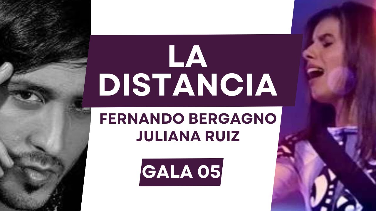 Fernando Bergagno Y Juliana Ruiz - La Distancia - Operación Triunfo Academia Coca Cola
