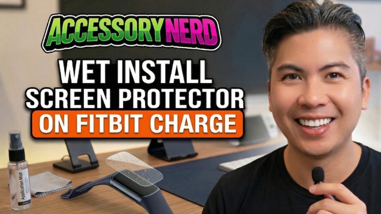 How To: Perfect Wet Install Fitbit Charge 2 Screen Protector