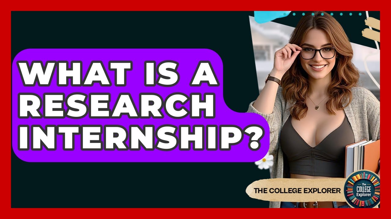 What Is A Research Internship? - The College Explorer