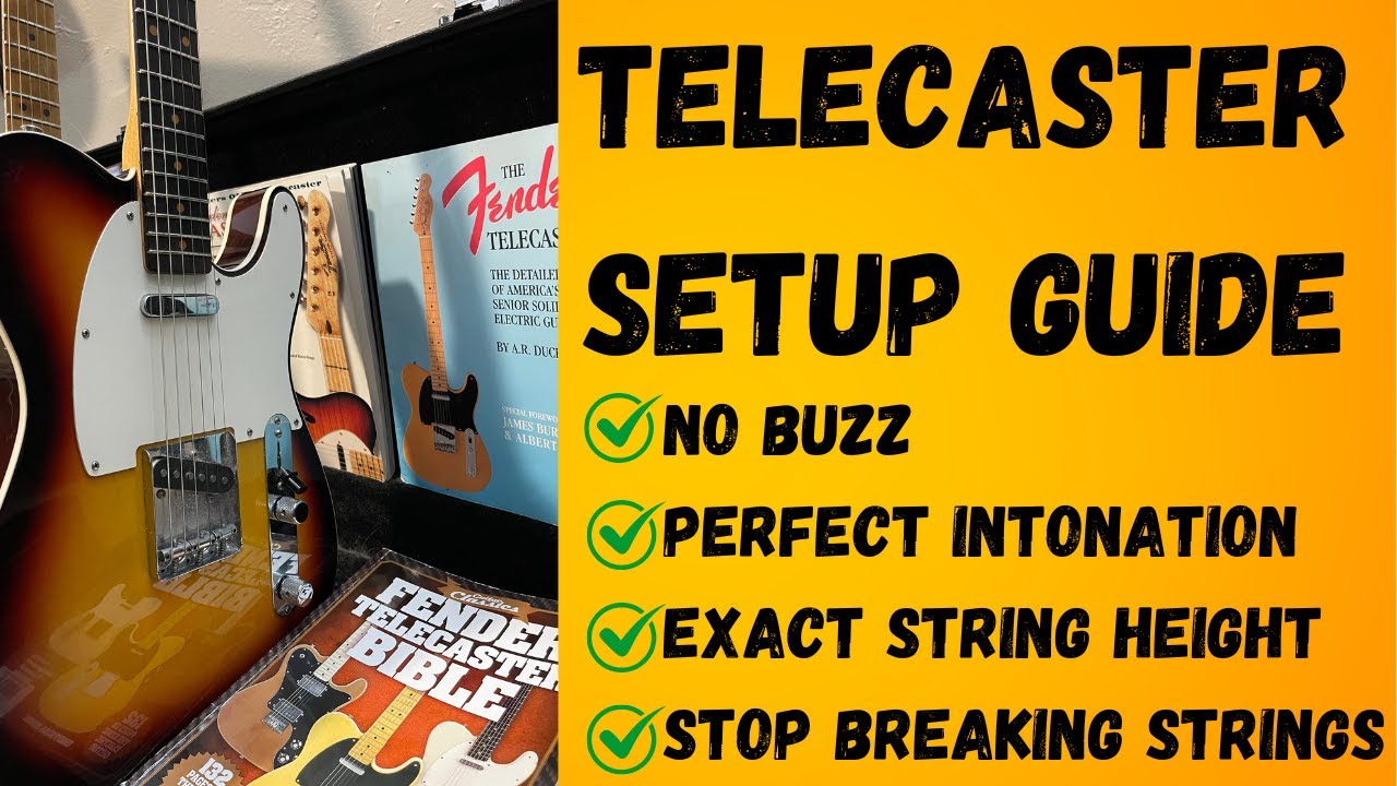Руководство по настройке Telecaster | Как добиться ОТСУТСТВИЯ жужжания, ИДЕАЛЬНОЙ интонации и ПЛА...