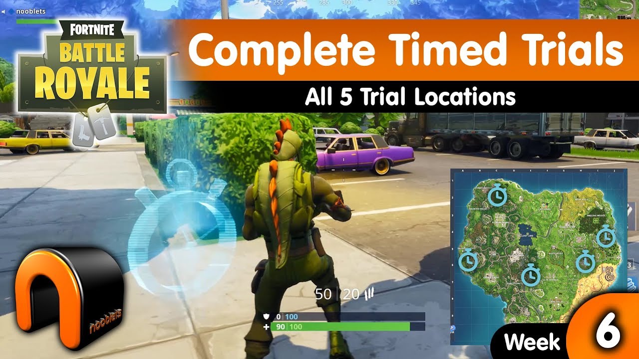 COMPLETE TIMED TRIALS Fortnite REAL LOCATIONS Time Trial Locations