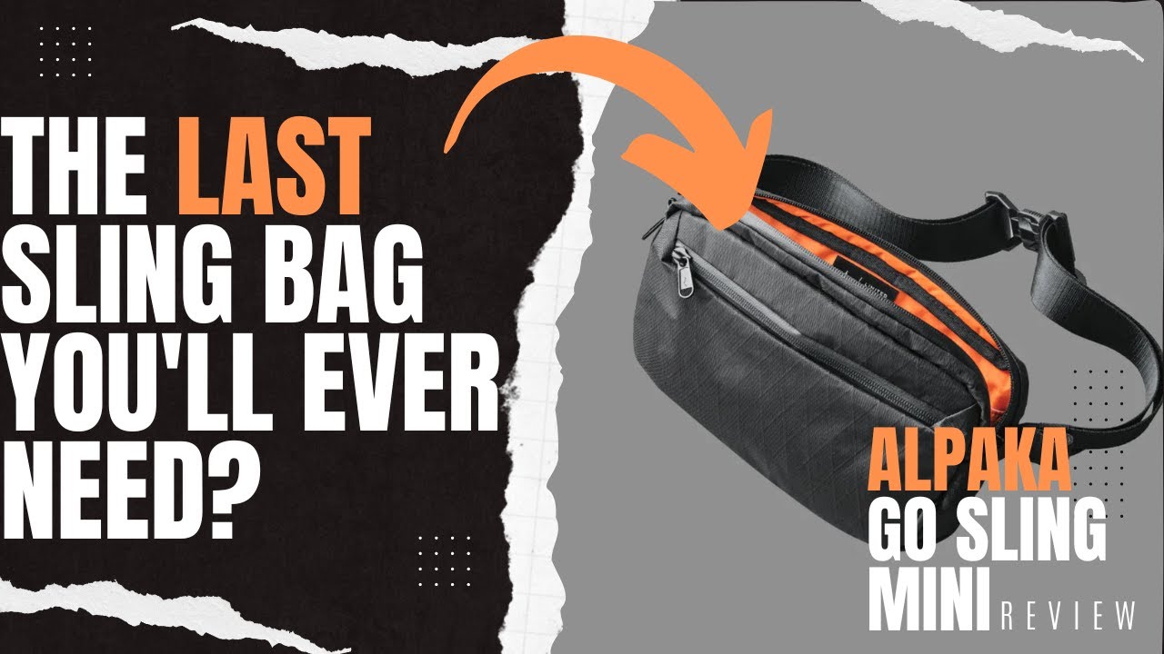 The BEST EDC Sling Bag Upgrade You Need for 2023! 🎒😍 - Alpaka Go Sling Mini Review #alpakagear