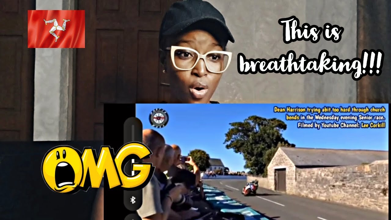 Реакция иностранца на лучшие моменты гонки Isle of Man TT 🇮🇲