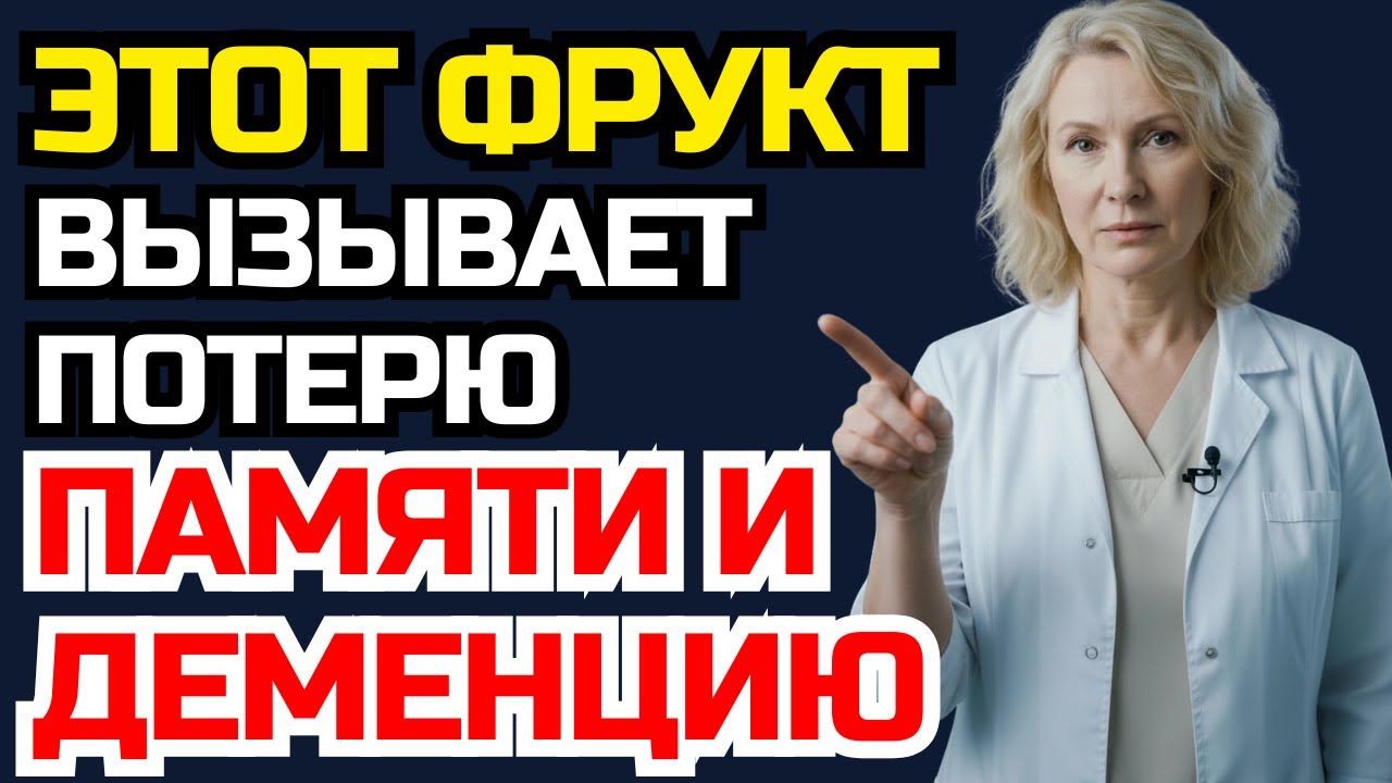 4 фрукта, которые РАЗРУШАЮТ вашу ПАМЯТЬ + 4, которые ЗАЩИЩАЮТ от ДЕМЕНЦИИ
