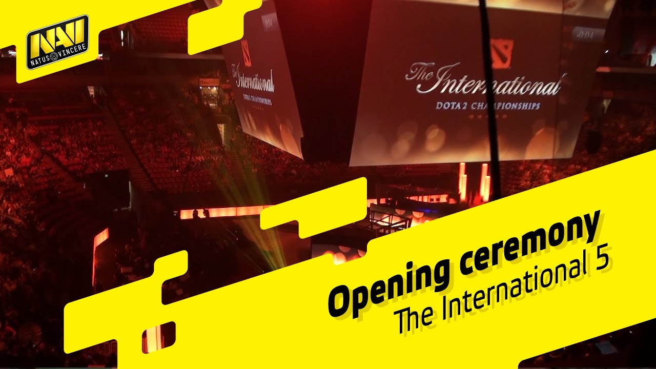 Main Event opening ceremony @ The International 5