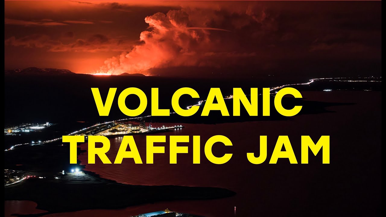 Iceland's Most Powerful Eruption Yet!!! See The Traffic Jam To The Volcano!!!