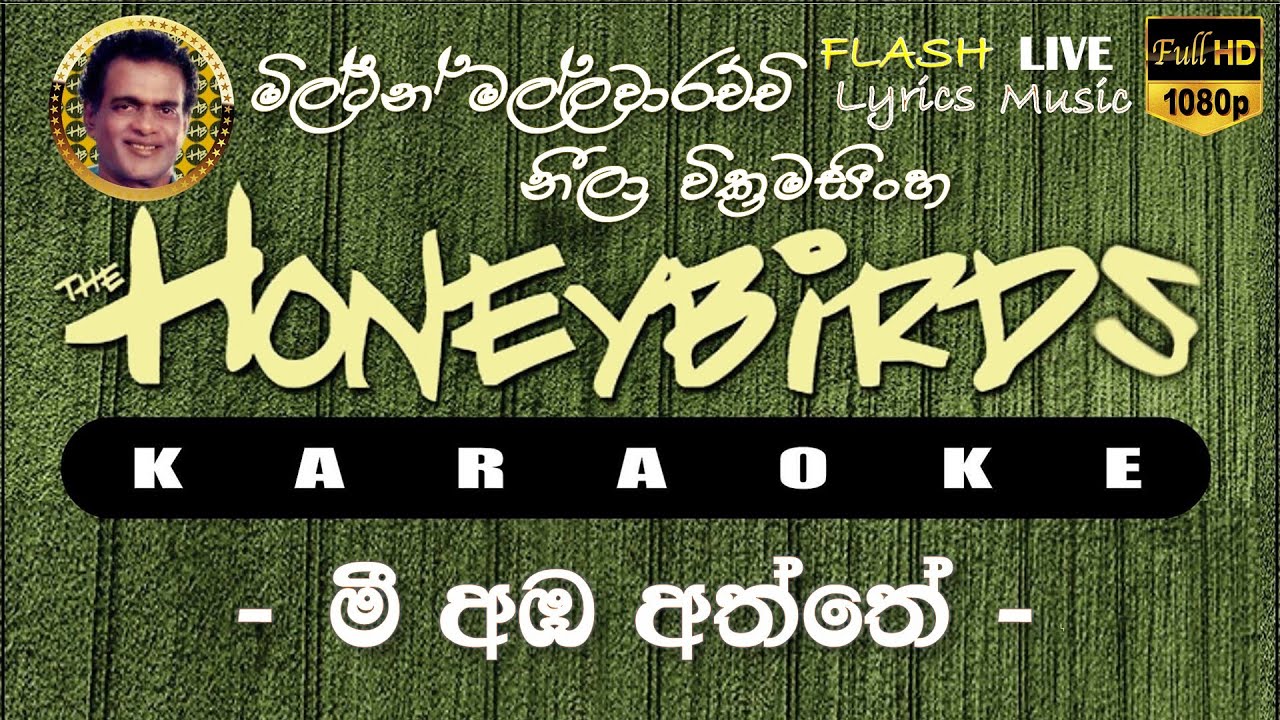 Mee Aba Aththe Karaoke (Without Voice) මී අඹ අත්තේ කැරෝකේ