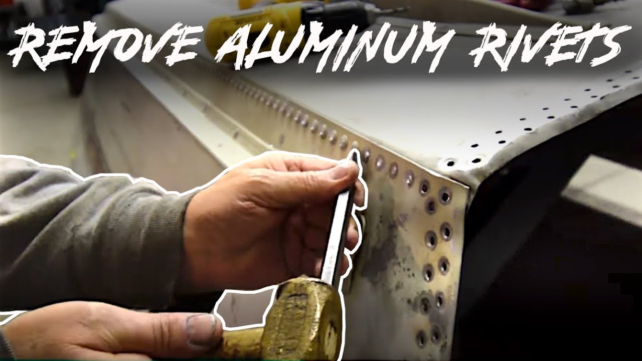 How To Remove Aluminum Rivets - Tracker Boat Hull Repairs