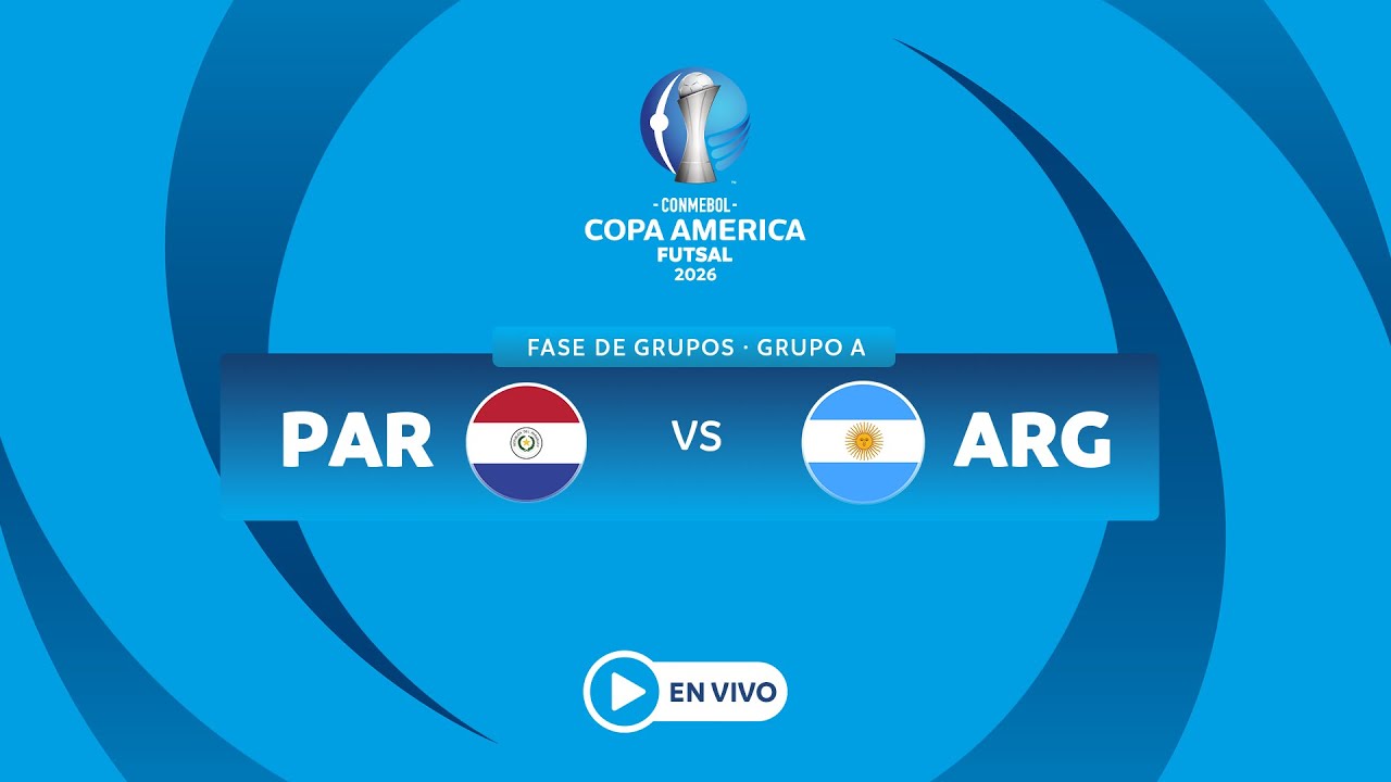 EN VIVO - PARAGUAY vs ARGENTINA - CONMEBOL Copa América Futsal 2026™