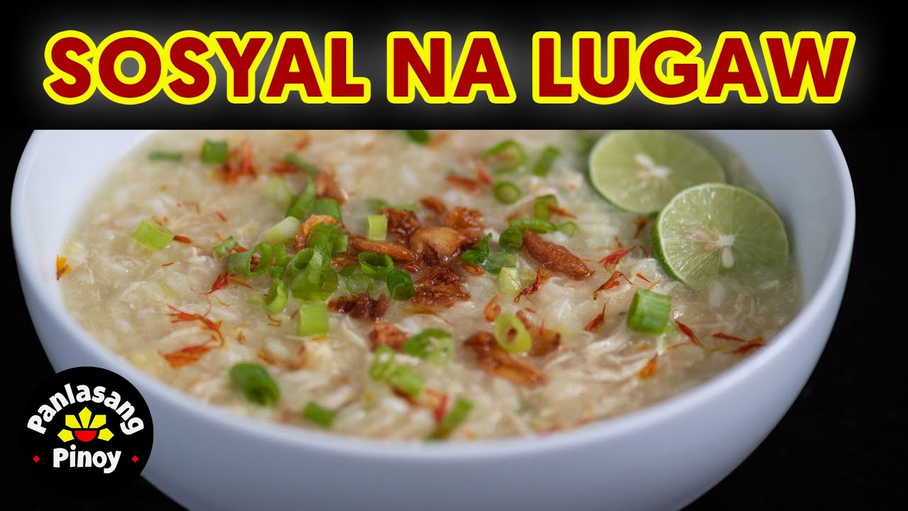 Sosyal na Lugaw | Arroz Caldo with Saffron Recipe