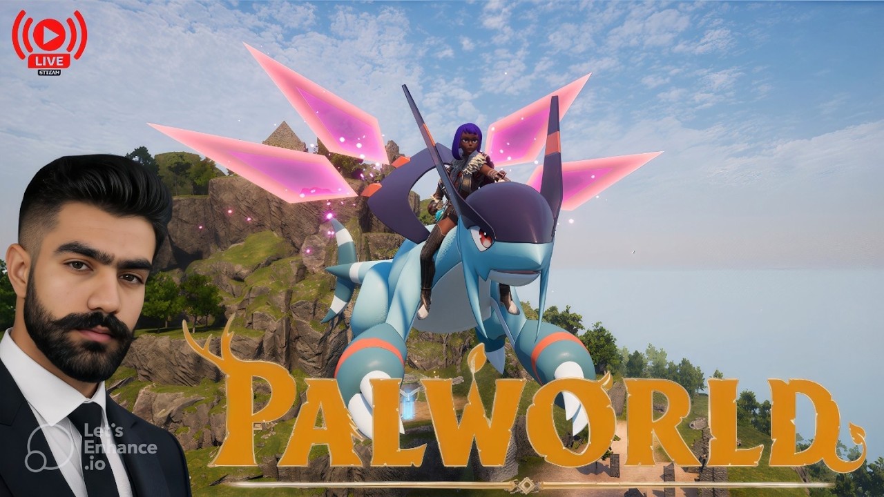 LIVE 🔴 Capturing Jetragon for the First Time in Palworld! 🐉🔥