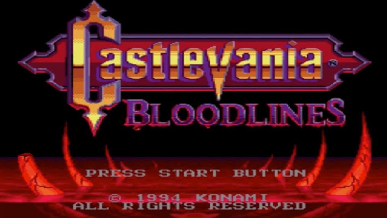 Castlevania:Bloodlines (Sega Genesis) Walkthrough No Commentary