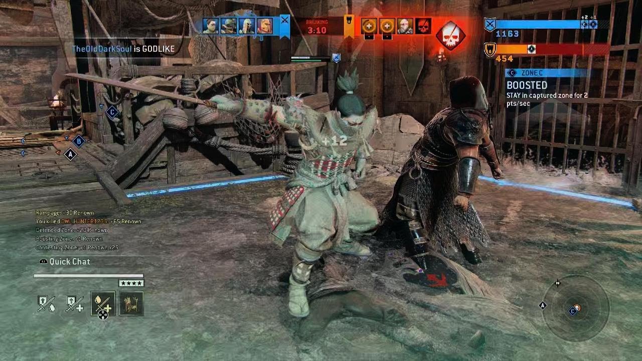 For Honor Kyoshin 4s gameplay