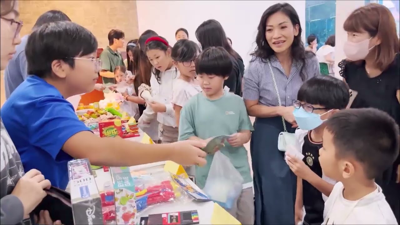 열린비전주일학교 달란트 시장 스케치