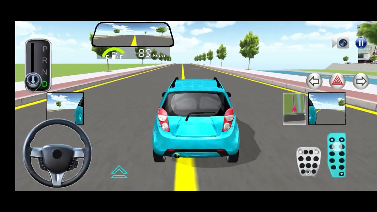 3D DRİVİNG CLASS ARABA OYUNU SERBEST SÜRÜŞ İZLE 