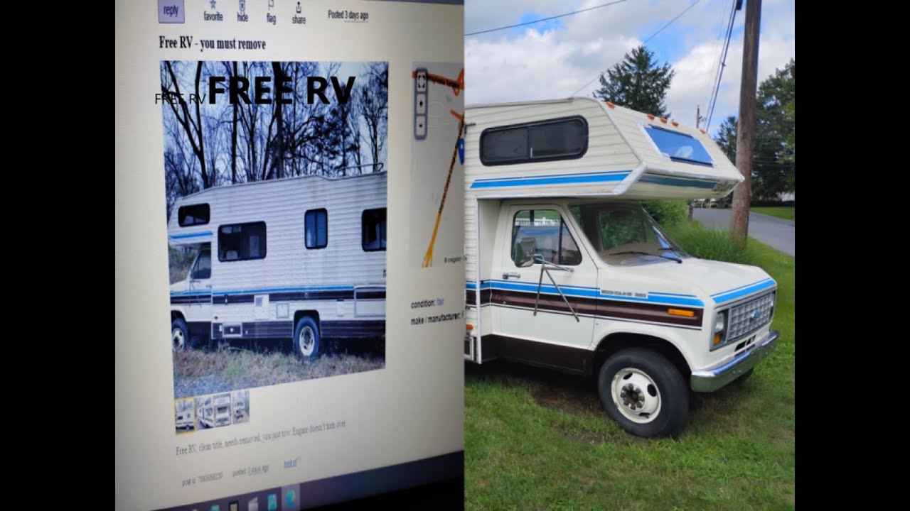 Craigslist FREE camper! I paid too much! Was it Worth It? Will it run! The Answer is yes!