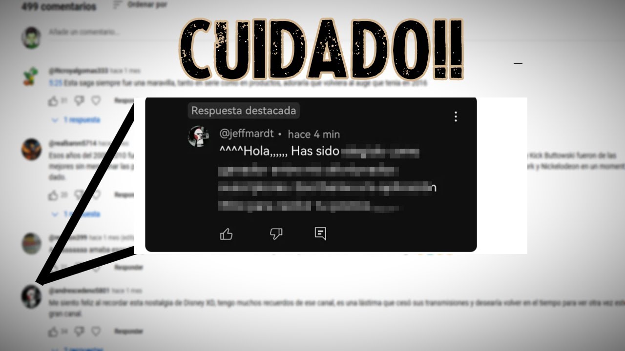 ALGO PELIGROSO EST&Aacute; PASANDO EN LOS COMENTARIOS DE YOUTUBE