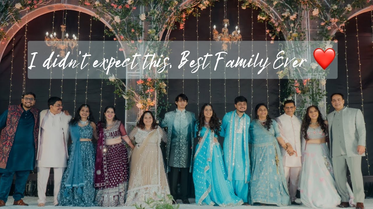 Entire Bride Family Surprise Dance for me 😭 | Indian Wedding Sangeet