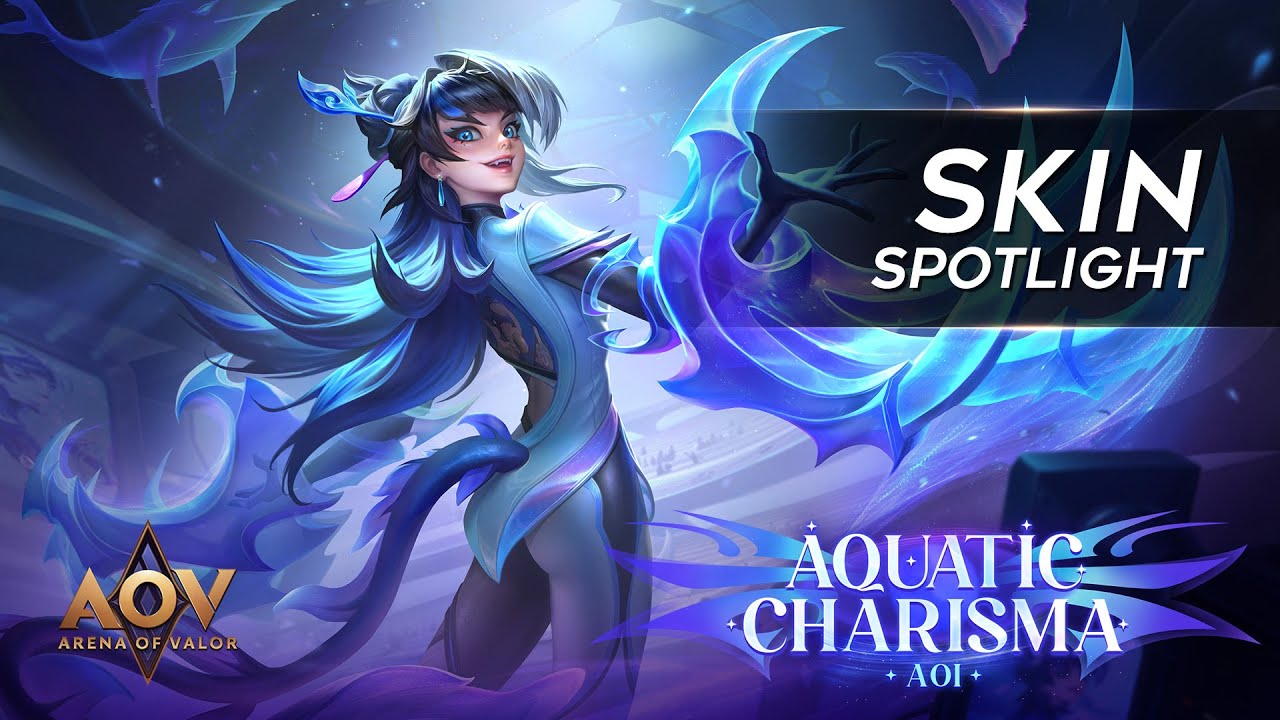 Aoi Aquatic Charisma Skin Spotlight - Garena AOV (Arena of Valor)