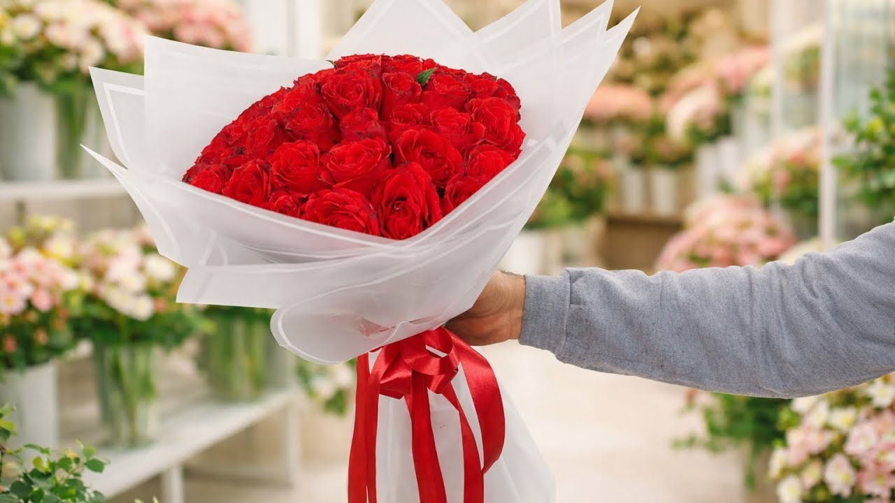 flower bouquet ideas for valentine's day | How to Make a Flower Bouquet for Valentine’s Step by Step