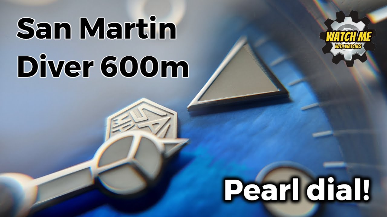 San Martin SN084G With Stunning Pearl Dial!