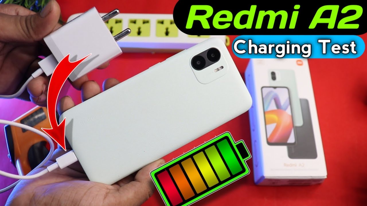 Redmi A2 Charging Test With Box Charger | ये फोन चार्ज कितना देर में होगा??| 0 to 100% | Heat Test
