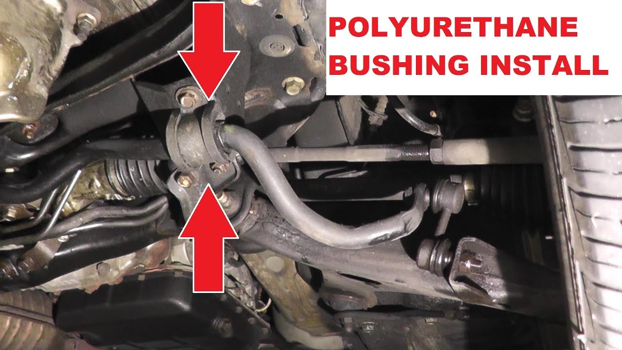 Polyurethane Sway Bar Bushing Install with Basic Hand Tools HD