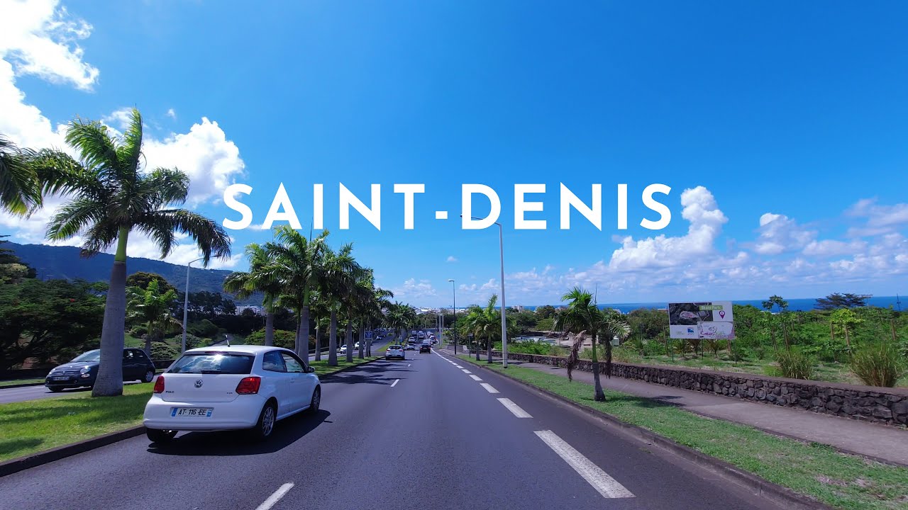 DRIVING SUBURB SAINT-DENIS LA RÉUNION 🇷🇪 4K⁶⁰