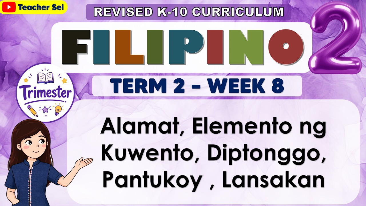 Filipino 2 Quarter 3 Week 2 Revised K-12 Alamat, Elemento ng Kuwento, Diptonggo, Pantukoy , Lansakan