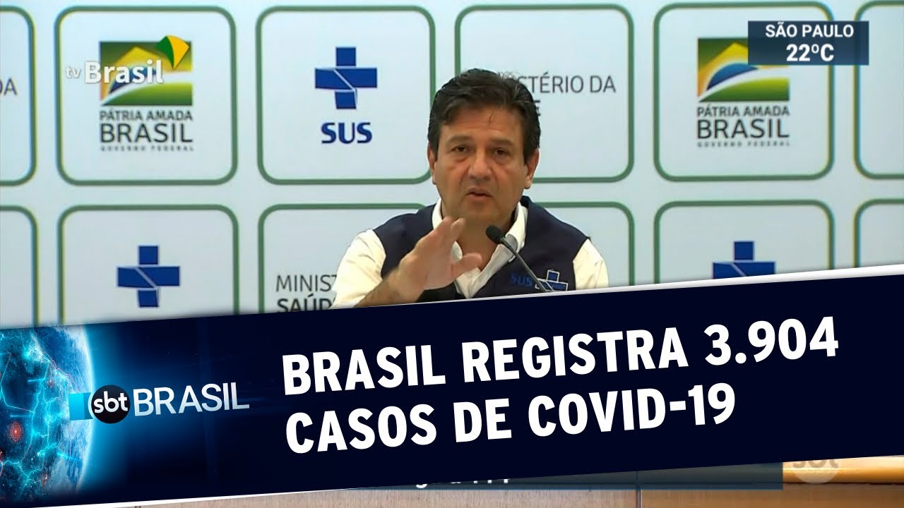 Brasil registra 114 mortes e 3.904 casos de coronavírus | SBT Brasil (28/03/20)