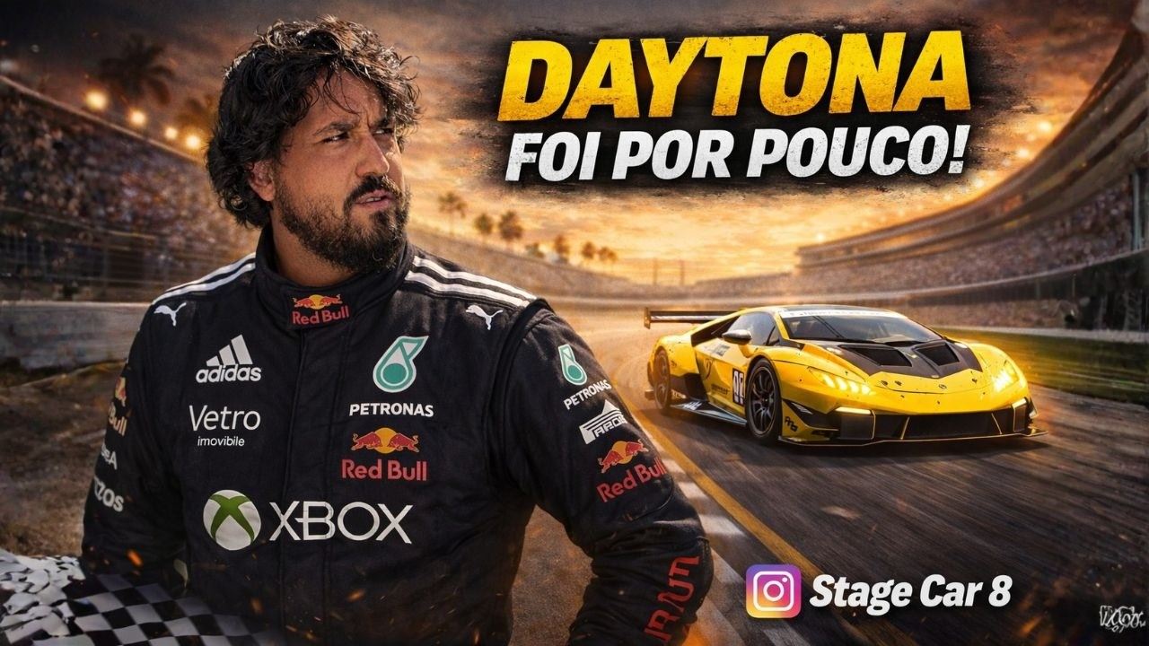 Corrida em Daytona a noite de GT3. essa corrida foi insanamas no fim deixei escapar.