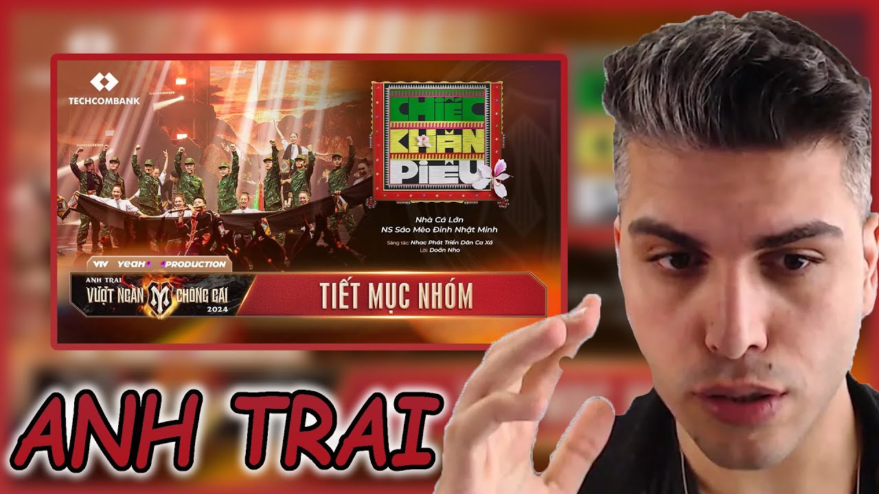 CHIẾC KHĂN PIÊU - NHÀ CÁ LỚN x NS SÁO MÈO ĐINH NHẬT MINH | CÔNG DIỄN 4 ANH TRAI VƯỢT NGÀN REACTION