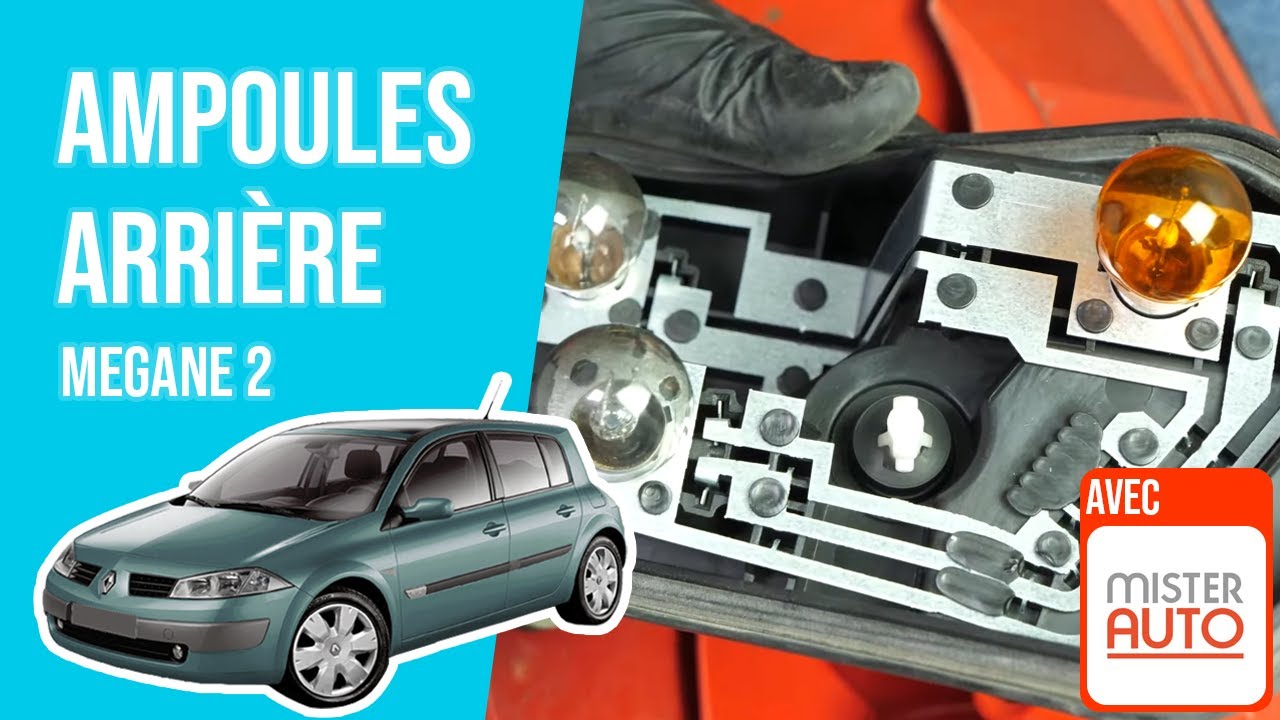 Changer les ampoules de feux arrière Megane 2 💡