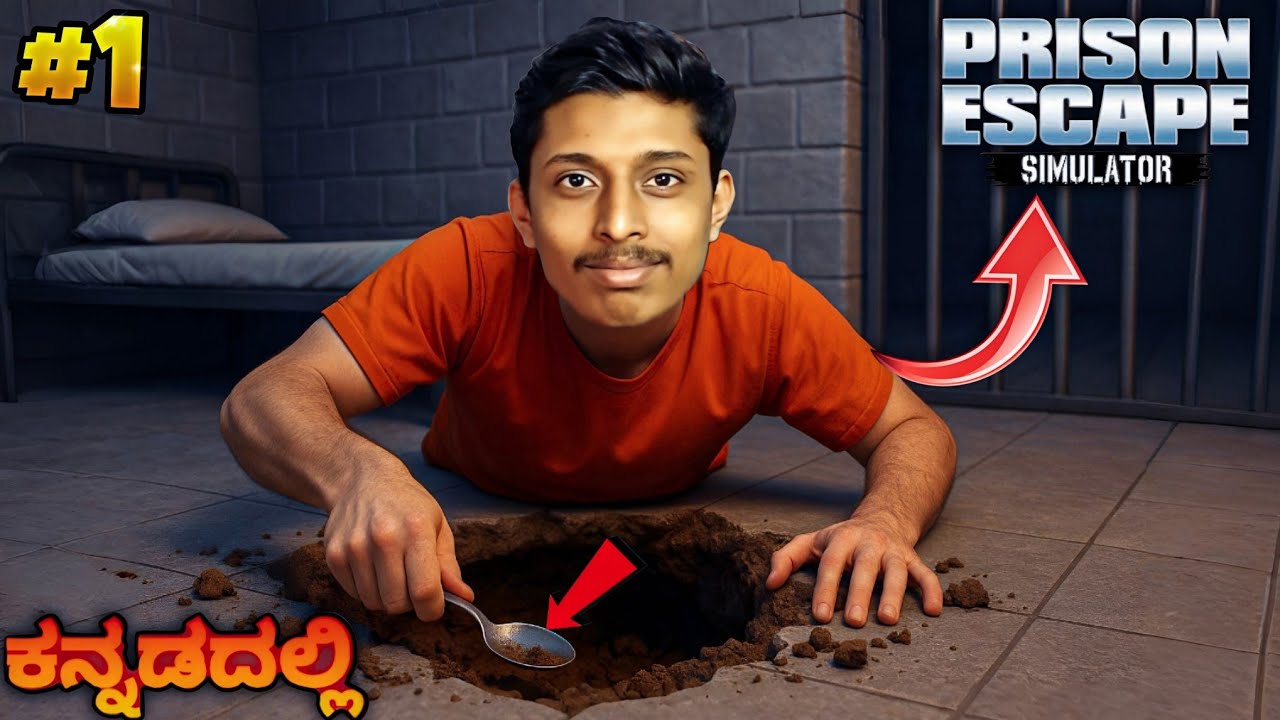 I Got Locked in Prison With A Spoon - Prison Escape Simulator - Part 1