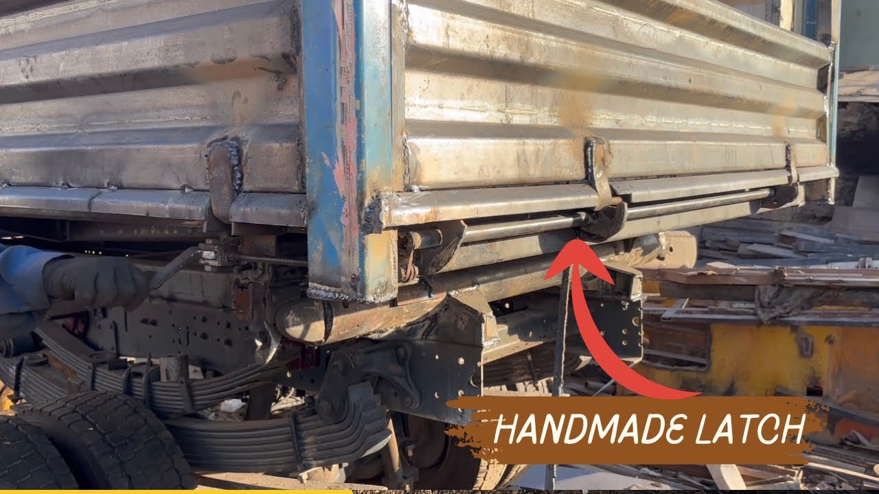 Handmade Tailgate Latch Built and Installed on a Dump Truck | Part 6