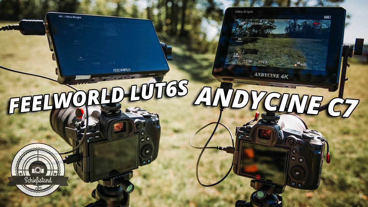 Tageslicht taugliche On-Camera Monitore - FEELWORLD LUT6S & ANDYCINE C7 Review
