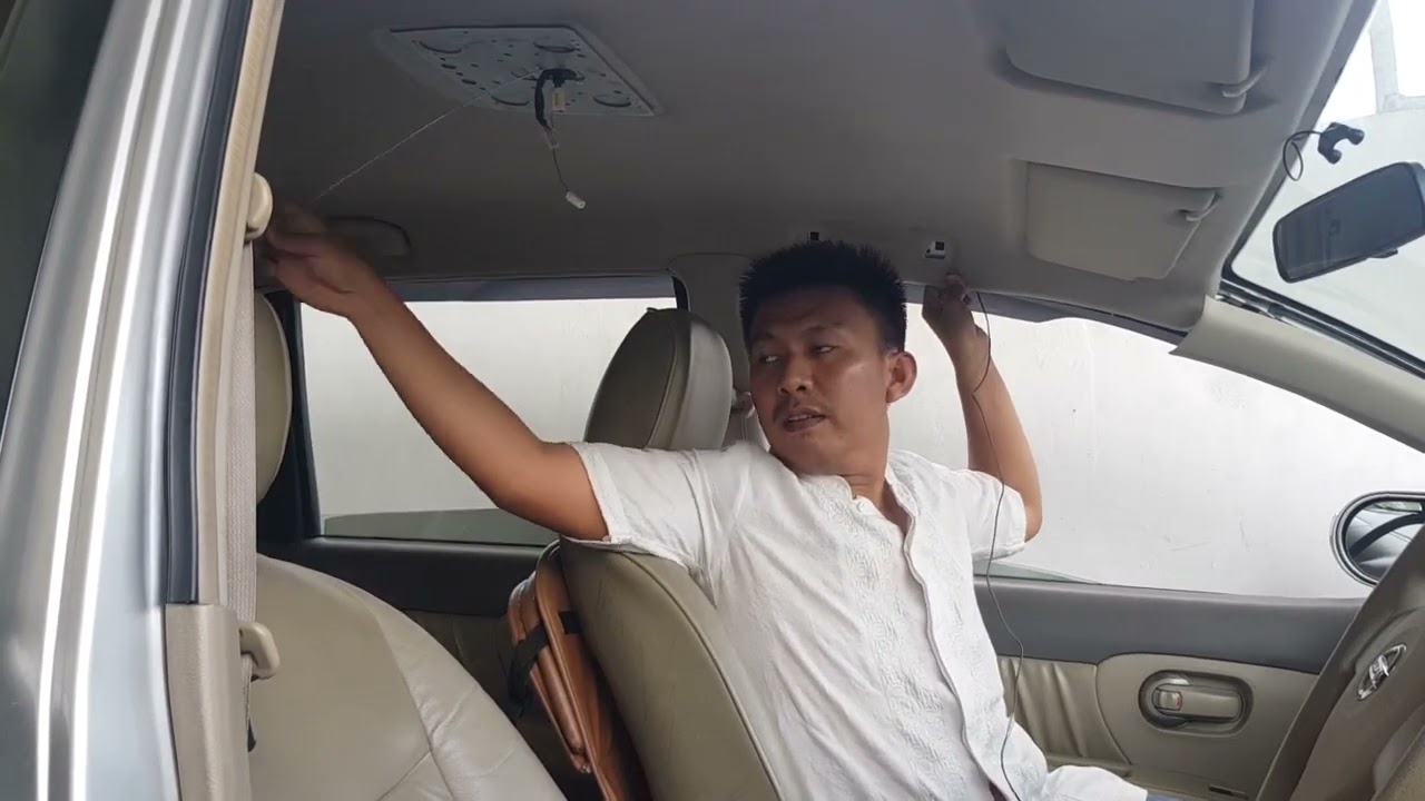 Mengkoneksikan TV Plafon dengan Head Unit pada mobil Grand Livina