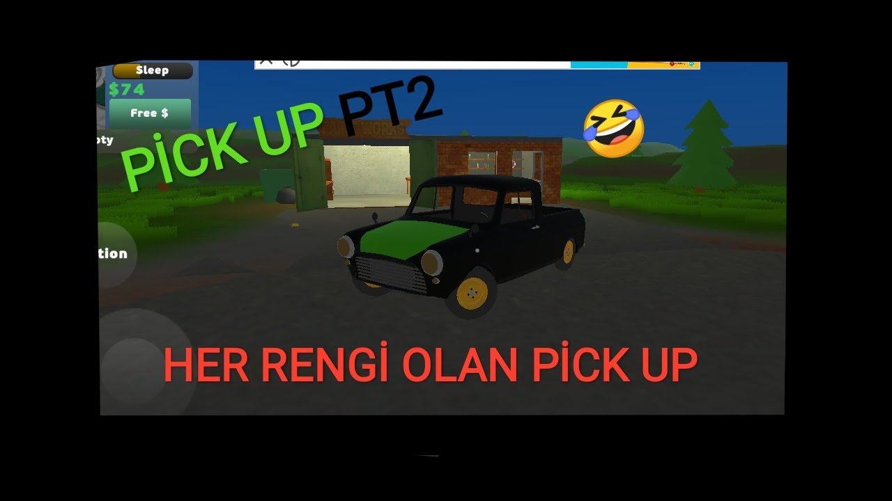 PİCK UP🔥|PT2| Her rengi olan pick up🤣🖤🧡💚