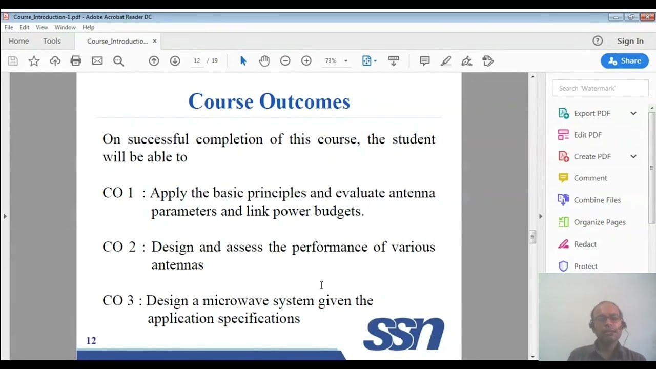 EC8701 Antennas and Microwave Engineering Course Introduction