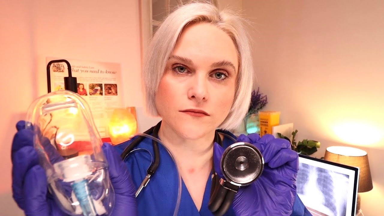 A Super Realistic Nurse ASMR Check Up, ECG & X-Ray: Asthma
