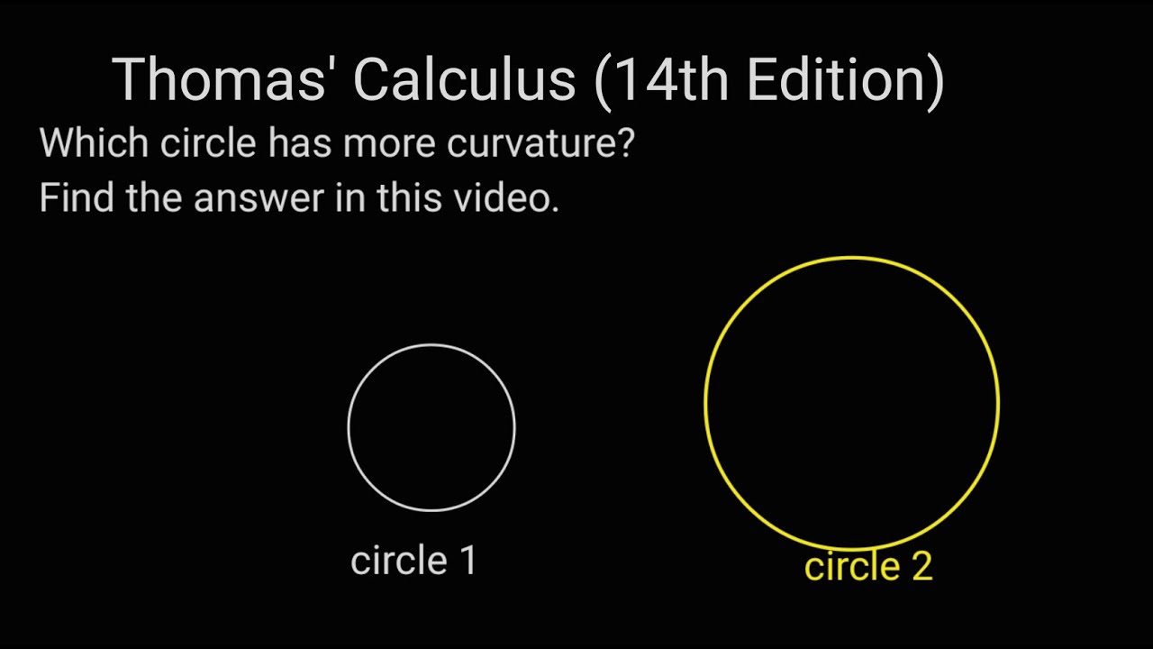 Lecture 8 || Thomas’ Calculus (14th Edition) || 13.4|| Curvature|| Urdu