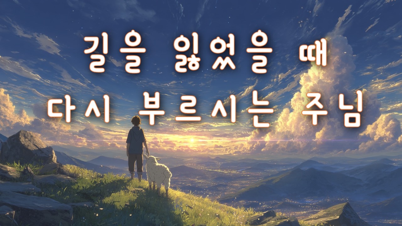 CCM ｜ 길을 잃을 때 다시 이름을 불러주시는 주님 🌿 ｜ 따스하게 길을 비추는 잔잔한 찬양 🎵