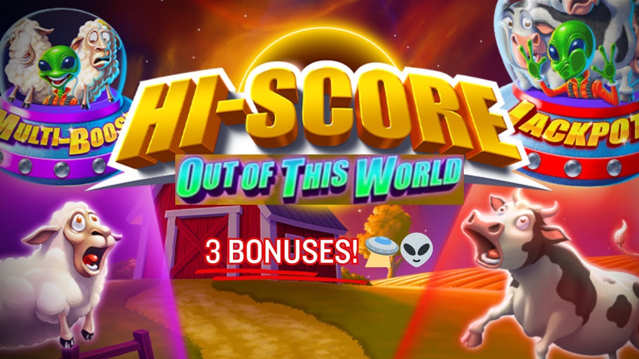 OUT OF THIS WORLD! 🛸 3 Bonuses & Win on Hi-Score Slot! 👽