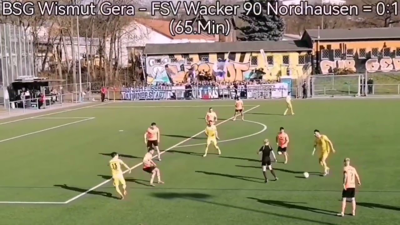 BSG Wismut Gera - FSV Wacker 90 Nordhausen (Highlights)