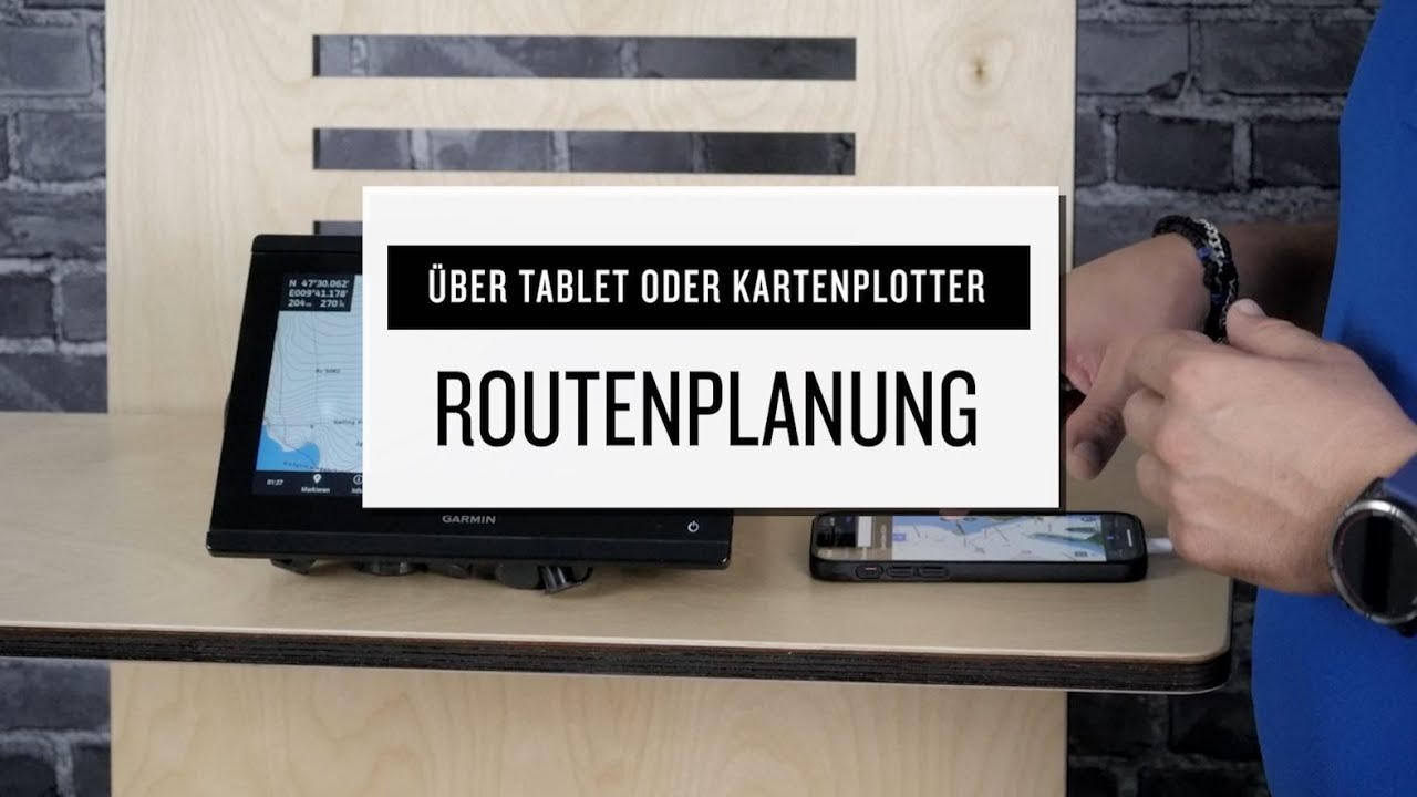 ActiveCaptain® App: Routenplanung und Übertagung auf Garmin Kartenplotter