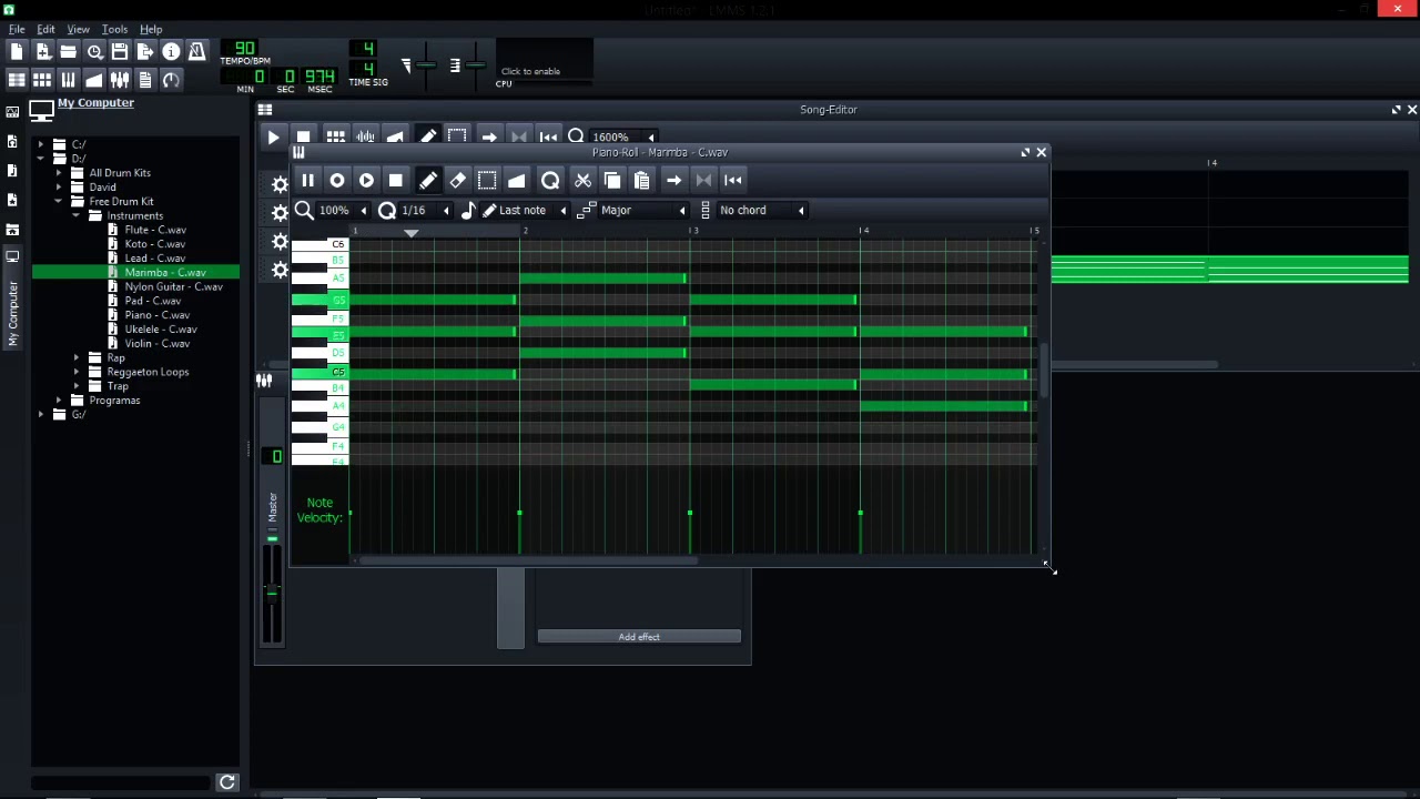 Como hacer Reggaeton en lmms con librerias gratis