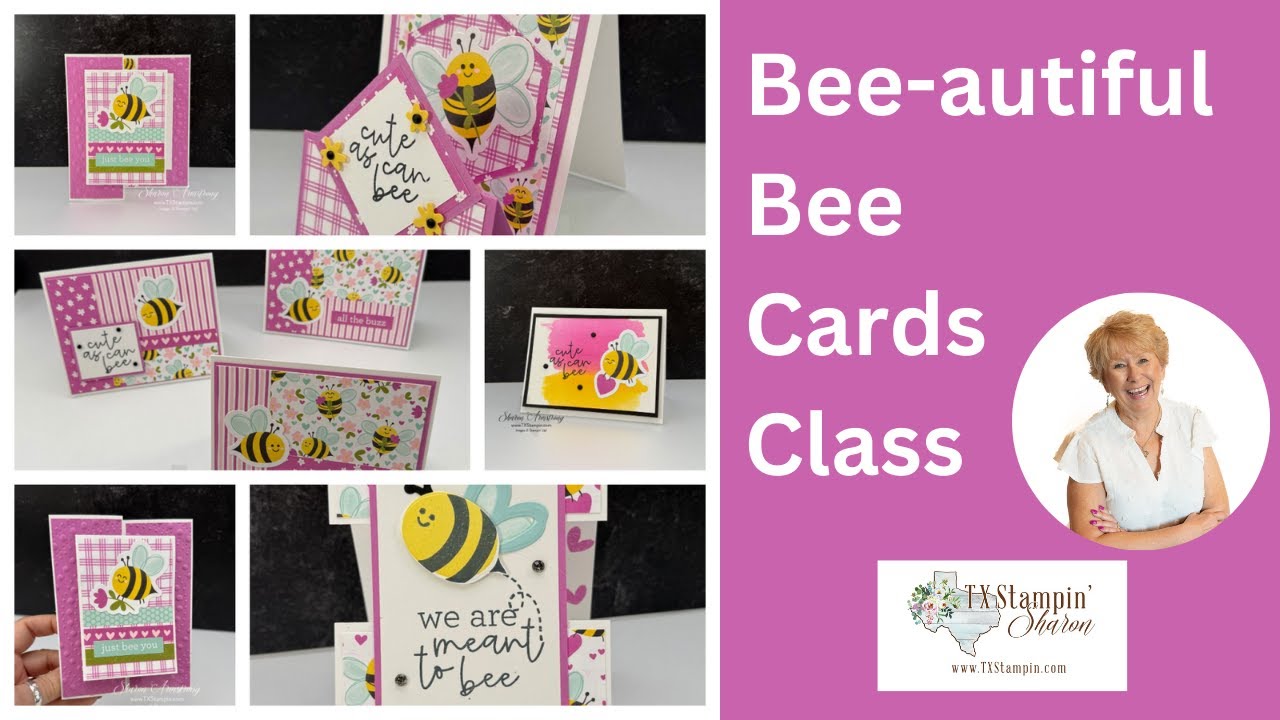 Bee-autiful Creations: Stampin' Up! Meant to Bee Card Class & Tutorials