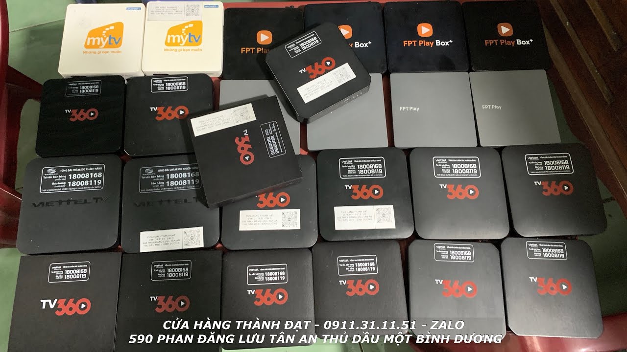 Bình Dương bán tivi box 360 viettel tv360 mytv vnpt fpt play 0911.31.11.51 - Zalo