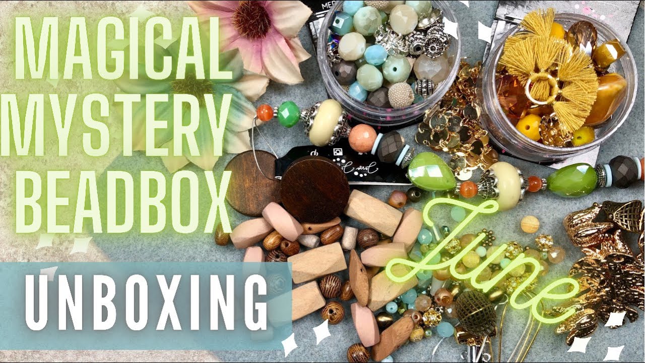 Jesse James Beads - Magical Mystery Bead Box June - Unboxing