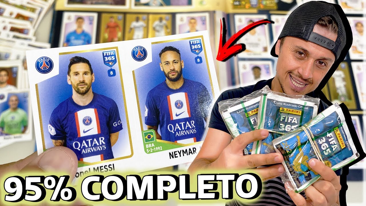 RETA FINAL!!! 95% COMPLETO: ÁLBUM DE FIGURINHAS - FIFA 365 2023